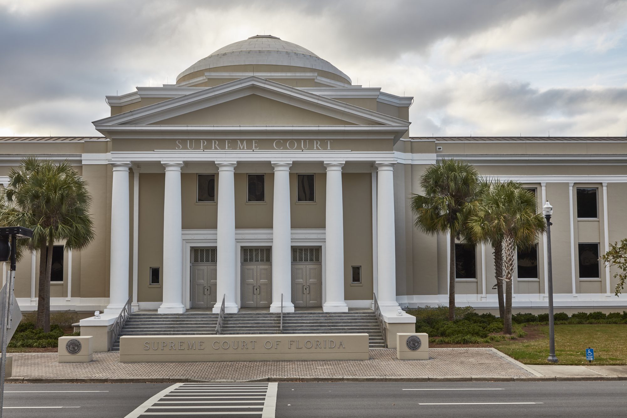 The Supreme Court of Florida building in Tallahassee